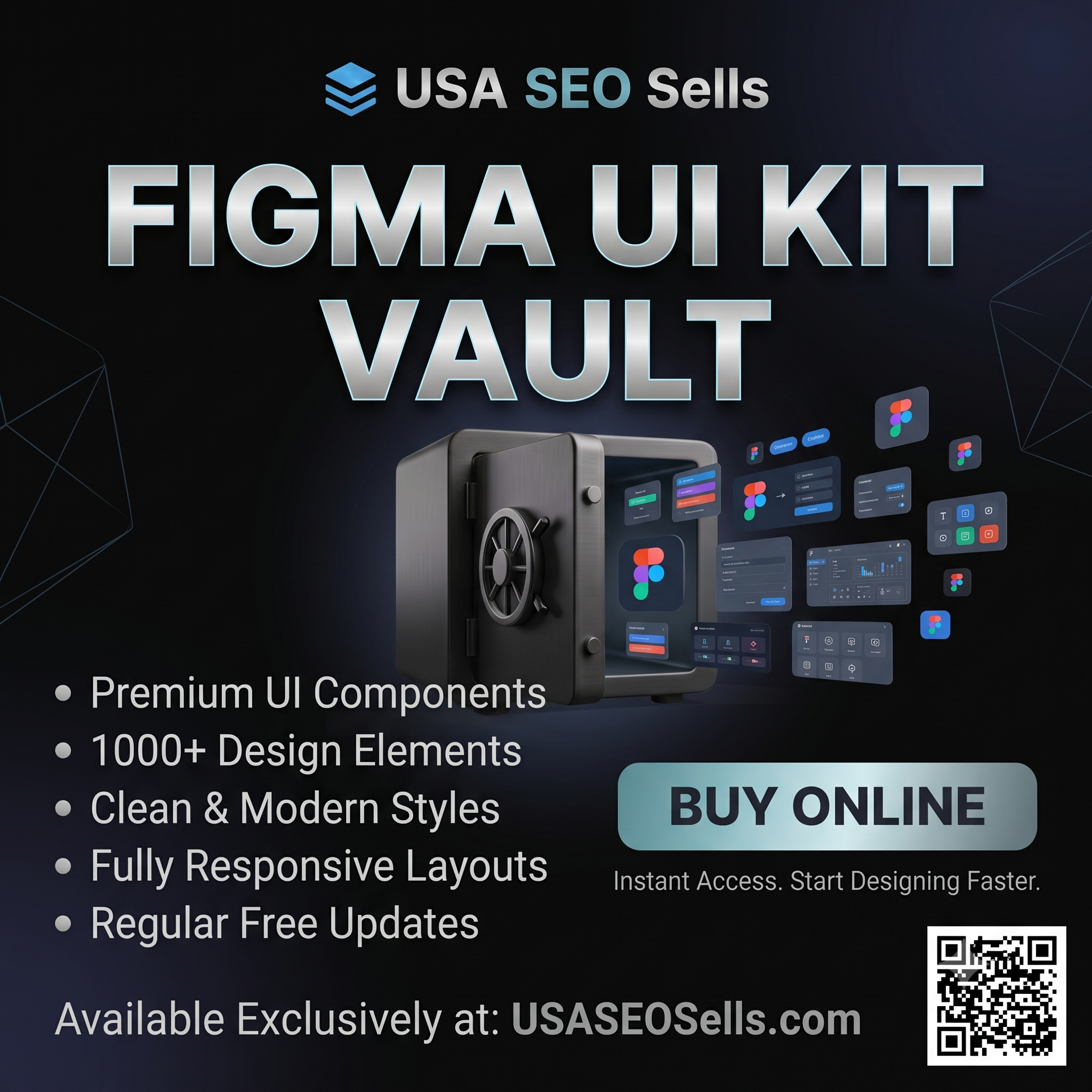 Figma UI Kit Vault Buy Online for Premium Design Assets